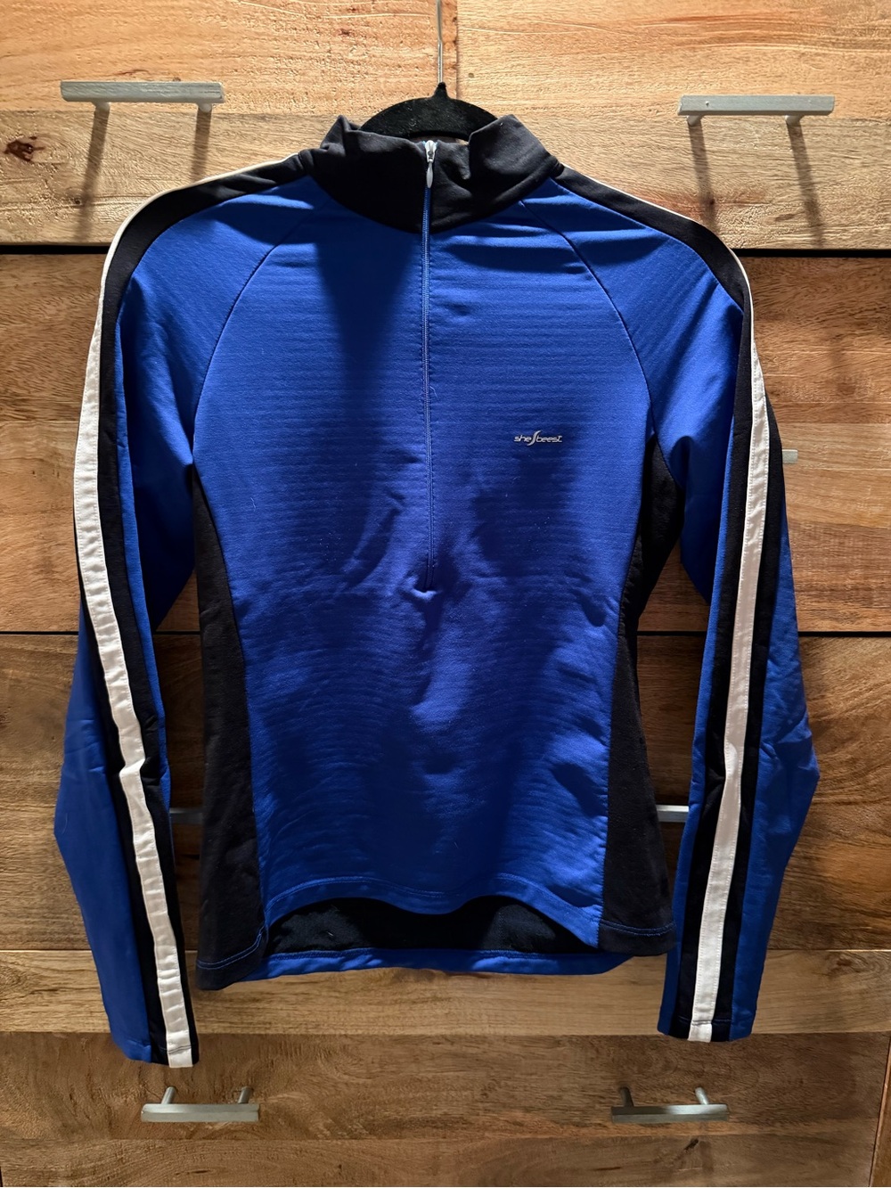 shebeest Royal Blue Half-Zip Cycling/Running Longsleeved Top